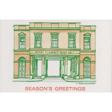 Royal Clarence Music Hall Greenwich (Green/Brown Ink)