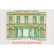 Royal Clarence Music Hall Greenwich (Green/Brown Ink)